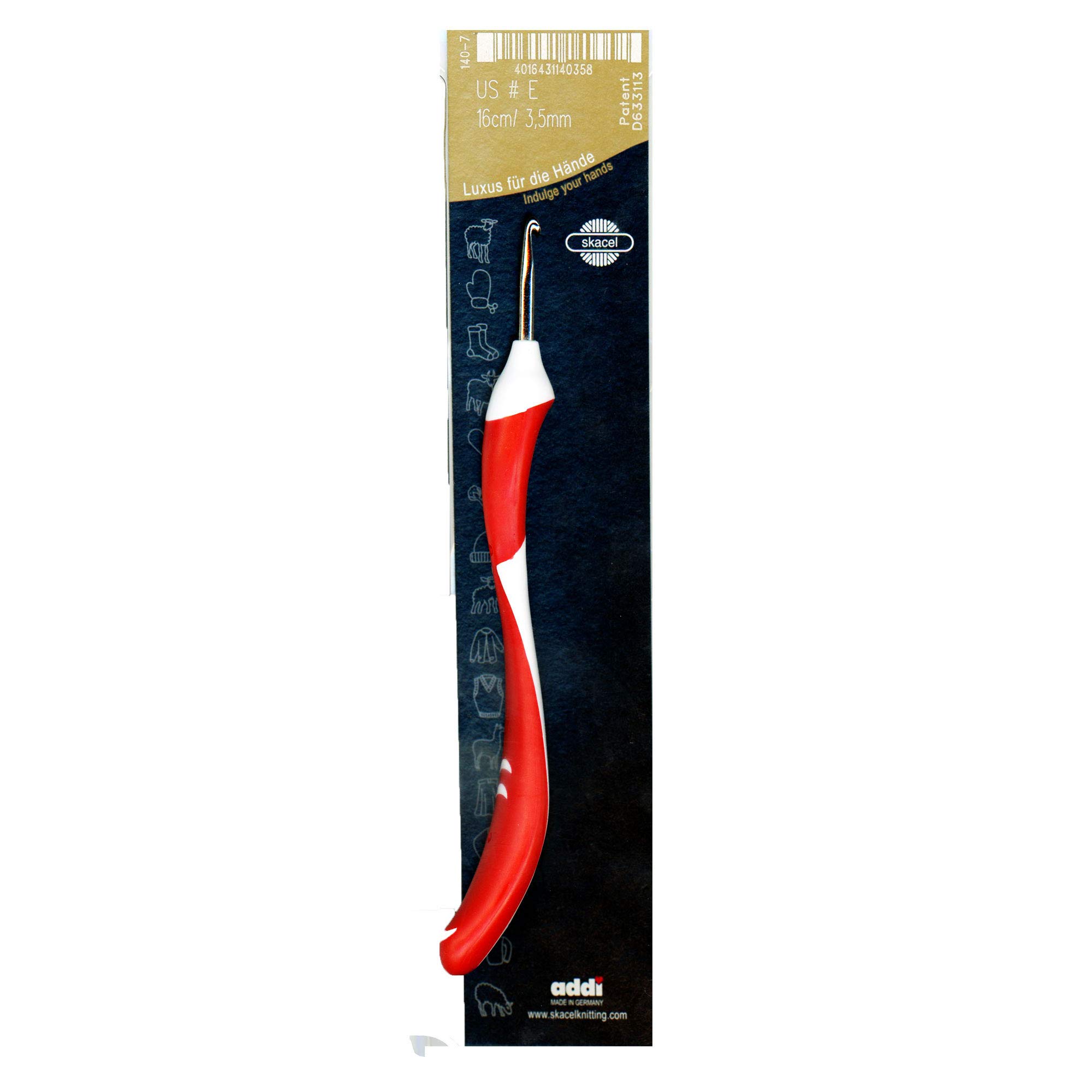 Amazon.com: addi Crochet Hook Swing 6.25 inch (16cm) Size US L (8.0mm)